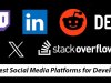 The Best Social Media Platforms for Developers